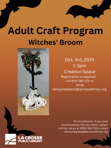 Adult Craft Program - Witches' Broom